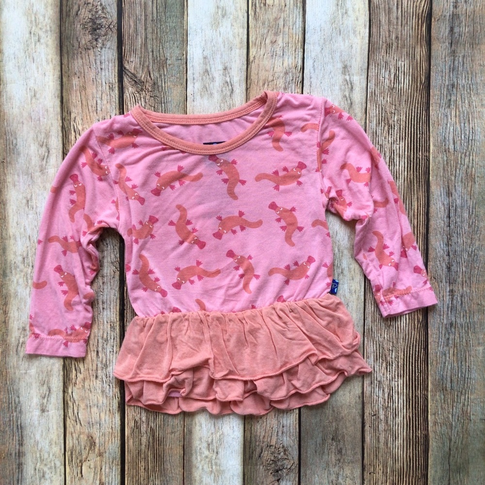 Kickee Pants Bamboo Ruffle Platypus Top